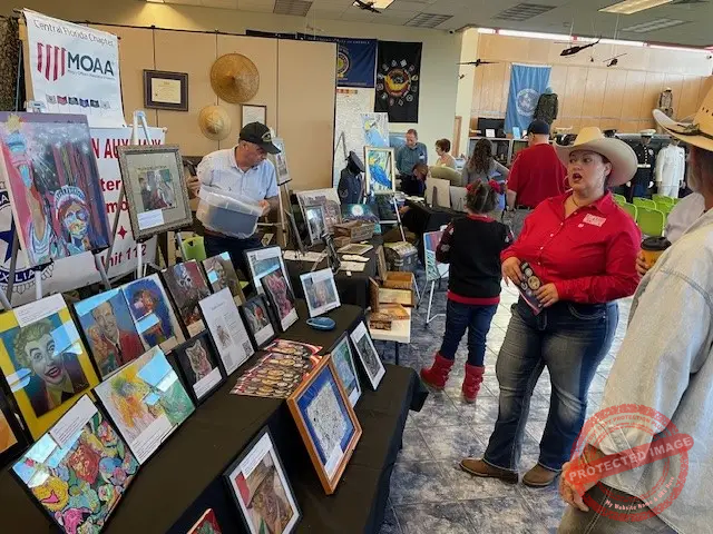 People Looking at Art